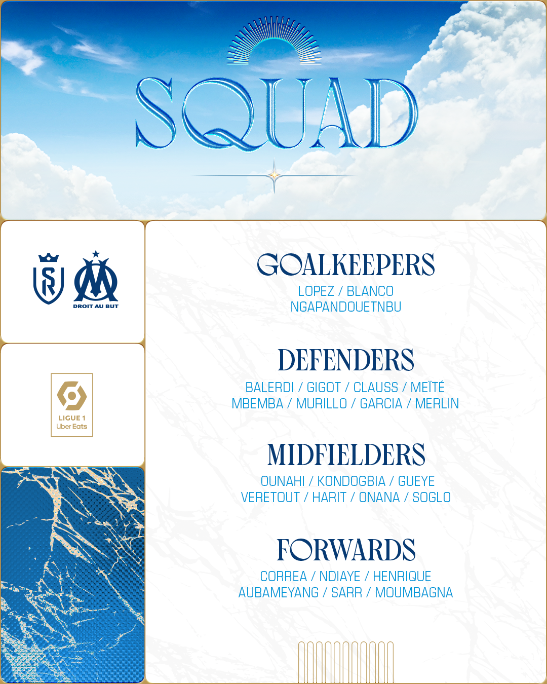 SQUAD REIMS - OM