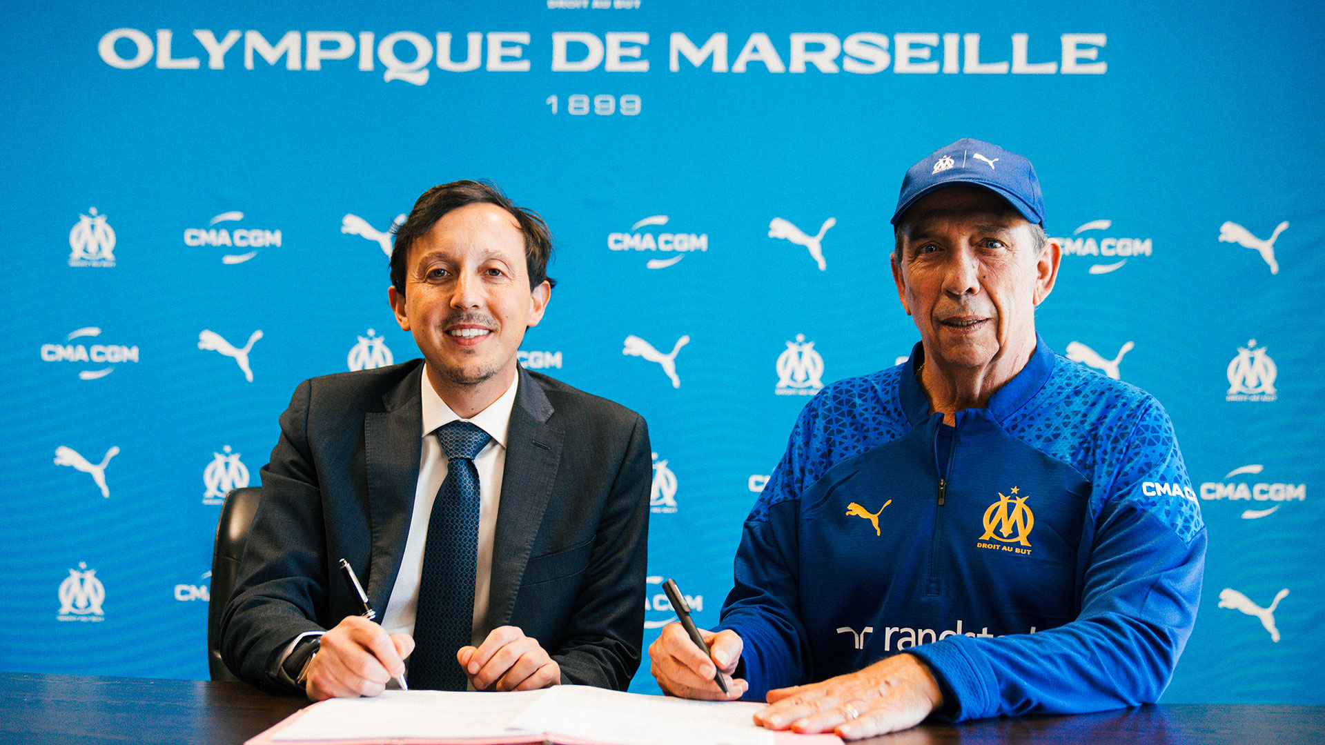 Pablo Longoria et Jean-Louis Gasset